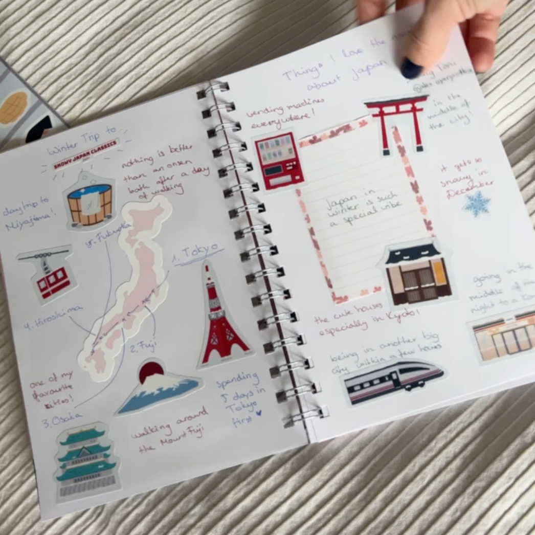 Japan Map Sticker