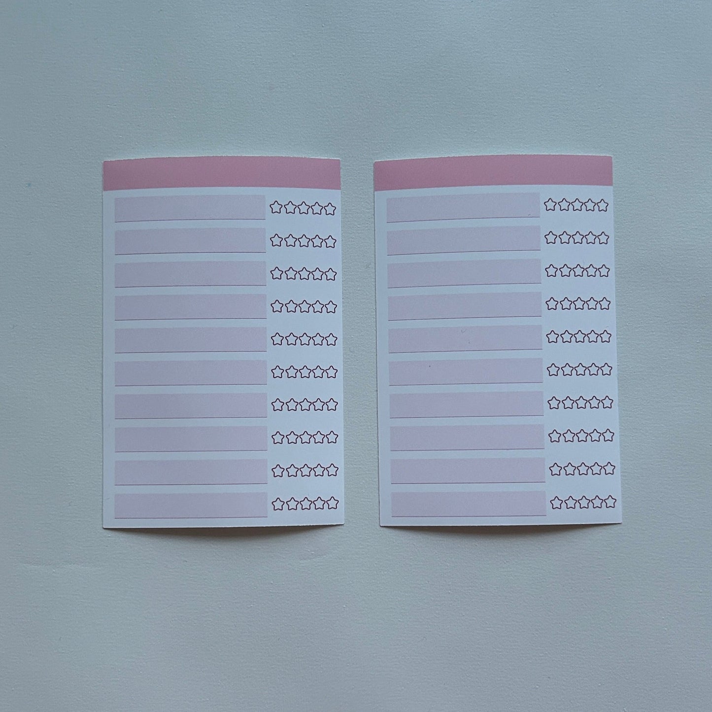 Rating-list Sticker (2 Stück)